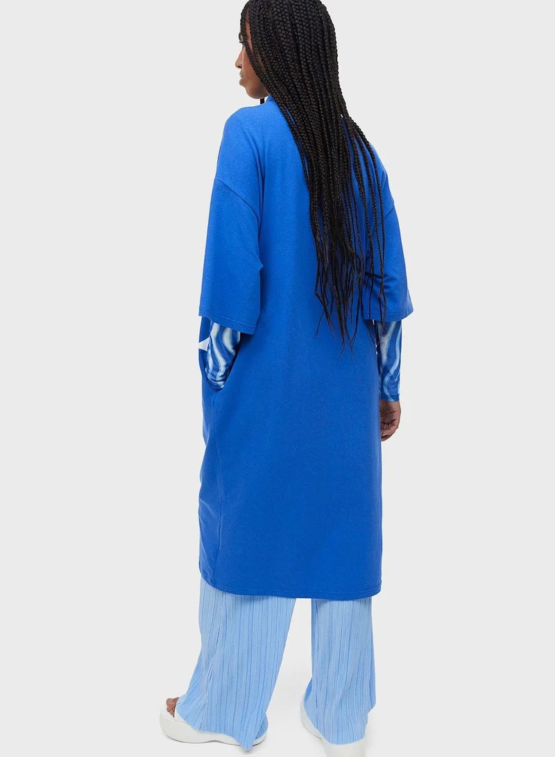 H&M Oversized Graphic Dress